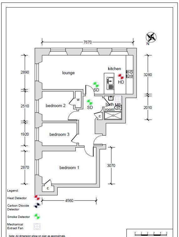 Bright And Airy Apartment 格拉斯哥 外观 照片